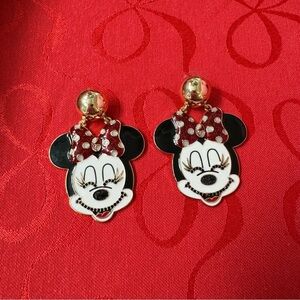 Minnie Mouse Disney X Baublebar large earrings